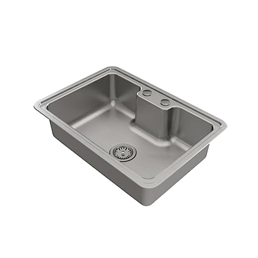 Cuba Docol Massima 68x48 1611516 Inox Escovado
