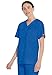 Dickies Unisex V-Neck Scrub Top, Royal, Large
