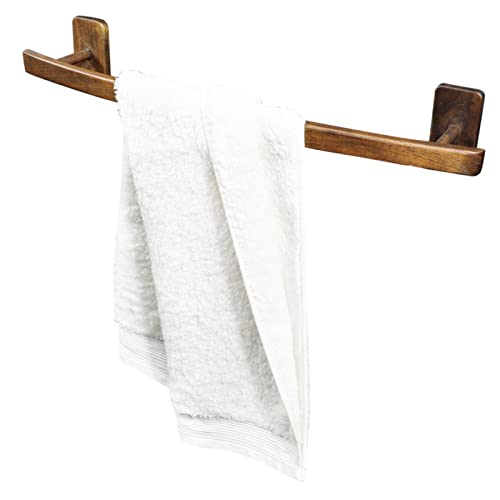 Étagère à serviettes pour salle de bain en bois 45 cm