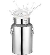 Amazon.com: GOVNPJ Stainless Steel Milk Can, 1.32 Gallon Milk