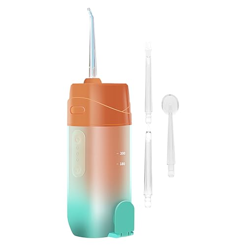 Dispositivo de Agua,Cepillo de Dientes Eléctrico con Depósito de Agua 240 ml | Irrigador 5 modos Impermeable para Rutina Diaria Después de Comidas y Adultos