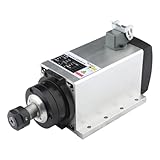 Spindle motor Machine spindle 3kw square air-cooled spindle motor with flash fixed parts(3.0kw 220V)