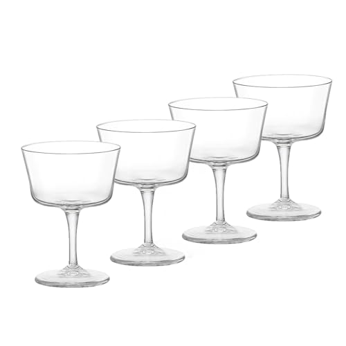 Vasos para fizz en cenas elegantes con amigos set de cristal transparente 2
