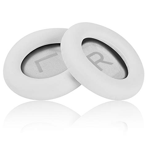 Repuestos Almohadillas para Auriculares Bose Noise Cancelling Wireless Bluetooth Headphones 700, NC700 SOLO con cuero de proteína y almohadillas de espuma viscoelástica (Blanco) miniatura 7
