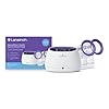 Lansinoh NaturalWave Double Electric Breast Pump White/Purple | Hospital-Grade Suction with 12 Levels, 5 Flange Sizes & Baby-Mimicking Motion | Breastfeeding Essentials for Pumping Moms