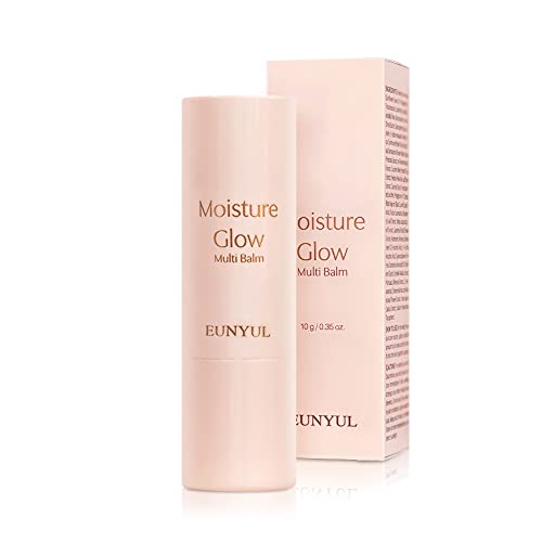 EUNYUL Moisture Glow Multi Balm Stick, 0.35 oz (10 g), Hydrating Facial Balm for Dry Skin, Korean...
