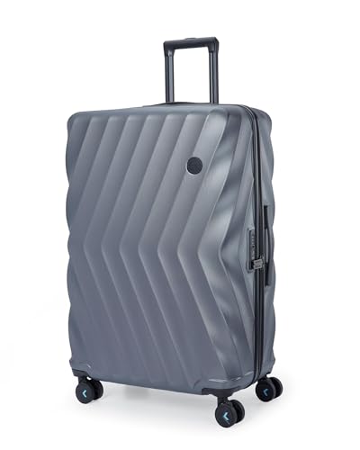 Image of BAGSMART 28 Inch Luggage with Spinner Wheels, Polycarbonate Hardside Suitcase with TSA Lock, Lightweight Rolling Travel Luggage for Men Women, Charcoal Grey