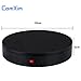 ComXim Rotating Display Stand with Remote Control, 360 Degree Motorized Platform 12.6in，Automatic Mute Electric Turntable for Photography Product, 3D Scanning (12.6‘’ 88lb Black)