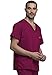 Cherokee Men's Originals V-Neck Scrub Top, Wine, X-Large
