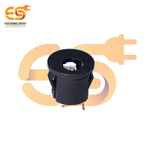 Image of Electronic Spices 3.5mm Female Jack 3 Pin Push Panel Mount Dc Power Connector Pack of 50pcs