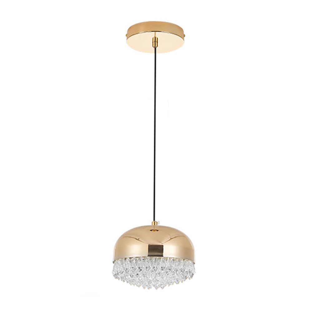 Lustre LED moderne en cristal pour illuminer une chambre ou un salon contemporain