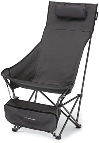 qeedo Johnny Portable Sedia da Campeggio Pieghevole, Sedia Pieghe...