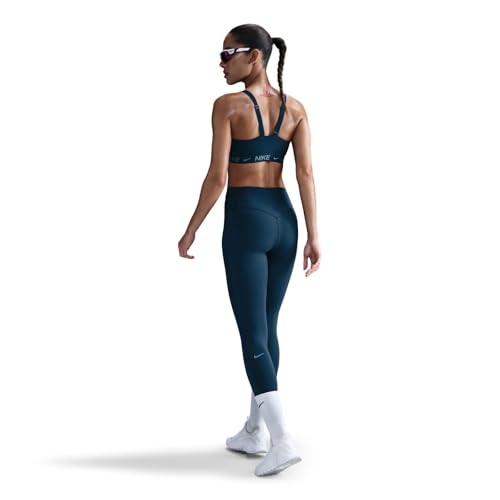 Nike Universa Women's Medium-Support High-Waisted 7/8 Leggings with Pockets (HQ6813-478, Black/Anthracite/Dark Smoke Grey)3