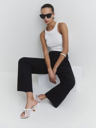 Peep Toe Mule Heels for Women Pearl Kitten Heels Dressy Comfortable Slip On Mesh Heeled Sandals Wedding Party2