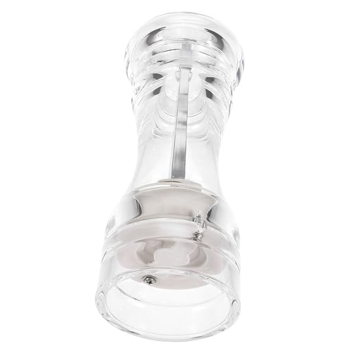 Unomor Acrylic Grinder Kitchen Supplies Seasoning Organizer Pepper Shaker Bbq Tools Clear Container Grilling Tools Kitchen Seasoning Jar Kitchen Gadget Flour Shaker Hand Tools Ceramics