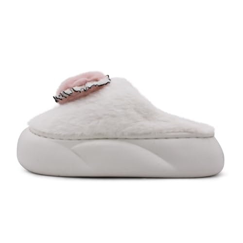 Image of VRITRAZ Women's Comfort Slip On Closed Toe Warm Winter with Cute Design print House Clog Indoor Slipper