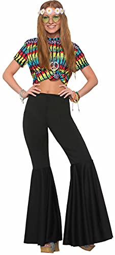 Pantalon pattes d'eph noir Forum Novelties 78778 pour femme du 10 au 42