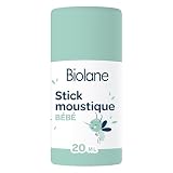 BIOLANE - Stick moustique - Bébé - Dès 6 mois - Actif d'origine végétale - Beurre de karité - Ne colle pas - 20ml - Fabriqué en France