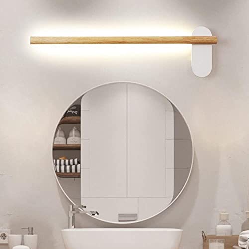 Tira larga blanca LED de espejo de baño para evitar sombras al maquillarse 6