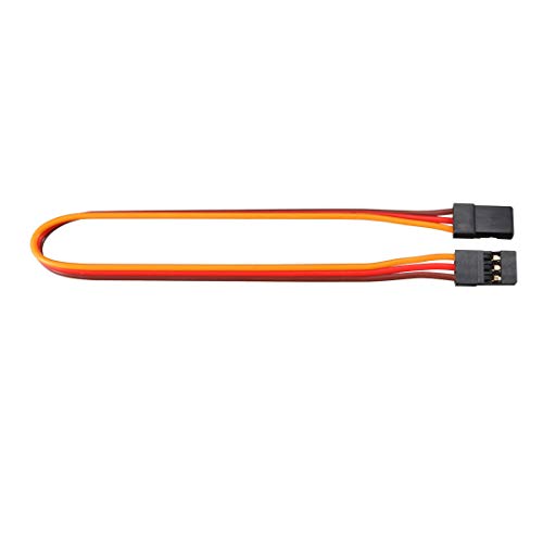 Cables de extensión de servo trenzados uxcell de 65 cm con conectores macho a hembra para RC, 55 ud 5
