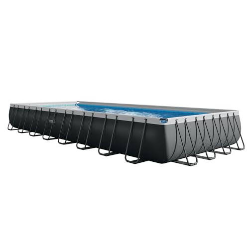 INTEX 26373EH Ultra XTR Deluxe Rectangular Above Ground Swimming Pool...