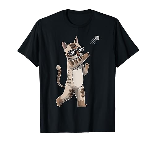 Shot Put Cat Shot Putter Shot Putter Atletismo Camiseta