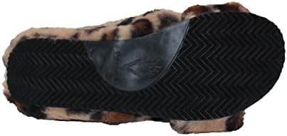 VOLATILE Women's Criss-Cross Sandal Slide, Natural Leopard, 7 | Image 3