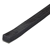 M-D Building Products 6619 Sponge Rubber Tape, 3/8-by-1/2-Inch-by-10 feet, Closed Cell, Black