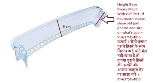 Image of SANAVYA Bottle Shelf Videocon Slim for Fridge Refrigerator Bottle Rack Compatible with (Videocon Slim)