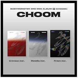 BABYMONSTER CHOOM 3rd Mini Album Standard Random Version CD+PhotoBook+Logo Tag+Selfie PhotoCard+Sticker+Mini Poster on Pack+Tracking