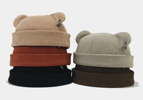 Bonnet oreilles d'ours chaud et isolant, coupe miki docker pour le vent d'hiver