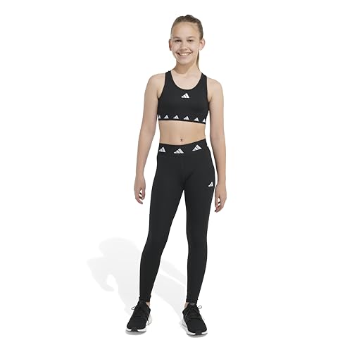 adidas Girls' Aeroready Techfit Tights Leggings3