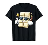 Chocolat blanc mignon chocolat dessin animé chocolat T-Shirt
