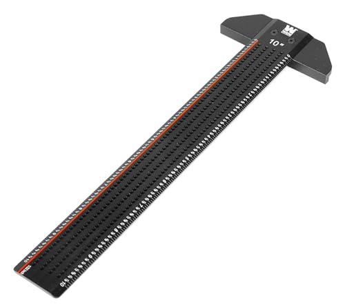 image for WEN 10-Inch T-Shaped Marking Ruler (ME810R), Black