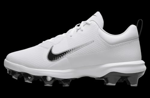 Image of Nike Force Trout 9 Pro MCS Baseball Cleats (FB2908-001, Black /White-Anthracite-Cool Grey)