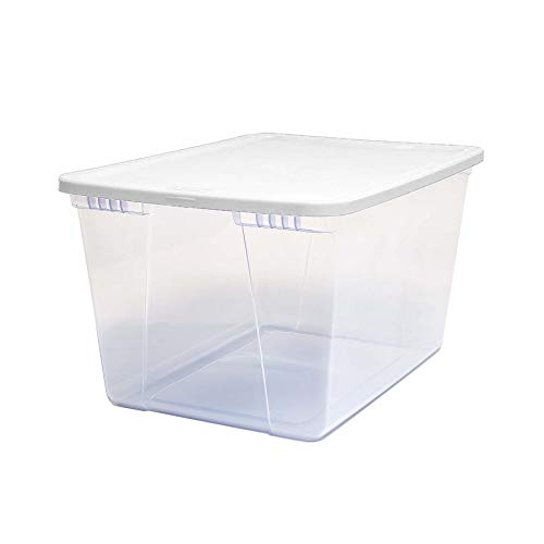 HOMZ Snaplock Clear Storage Bin with Lid