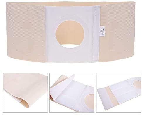 Ostomy Hernia Belt, Elastic Ostomy Hernia Belt For Colostomy Bag Abdominal Binder With Stoma Opening Navel Hernia Support, Help Relieve Pain For Incisional, Epigastric, Ventral, Inguinal Hernia(M) #TOP6