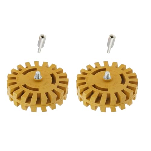 Roue de dégommage en caoutchouc Alipis durable de 4 pouces - 2