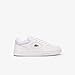 Lacoste Women's Lineset Sneaker, White/Gold, 7.5
