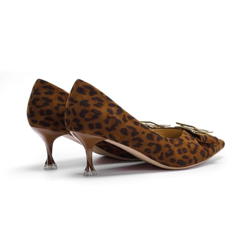 Image of C.Paravano Women's Pumps | Women Heels Closed Toe | Pumps Shoes Women | Chic Pointed Toe Design | Comfort Heels