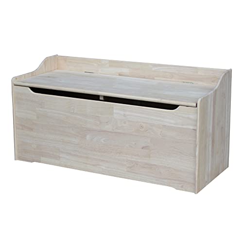 IC International Concepts International Concepts Storage Box, 23(H) x 47(W) x 19(D), Unfinished