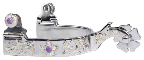 Professional's Choice Brittany Silver Floral SPUR