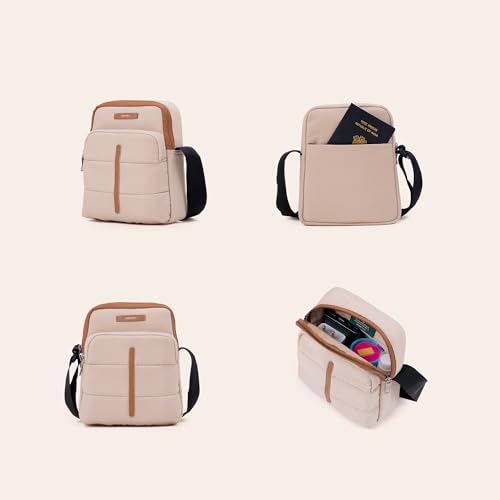Image of THE ASSEMBLY Odyssey Weekender Laptop Backpack, Premium Polyester with Felt-Lined 15.6 inch Compartment, Adjustable Straps, Water-Resistant Black & Odyssey Sling Bag