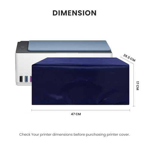 Image of ALIFIYA Dust Proof Washable Printer Cover For HP Smart Tank 589 / 529 All-In-One - Blue