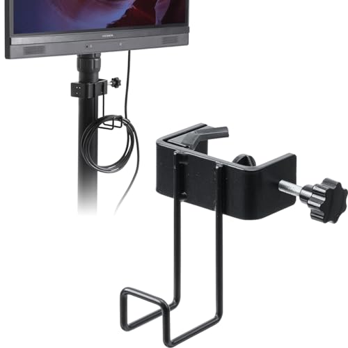 サンワダイレクト フック クランプ式 丸/角パイプ取付 ケーブル 配線 収納 100-RACOP3