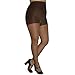 Berkshire Women's Plus-Size Queen Shimmers Ultra Sheer Control Top Pantyhose 4412, Black, 5X-6X