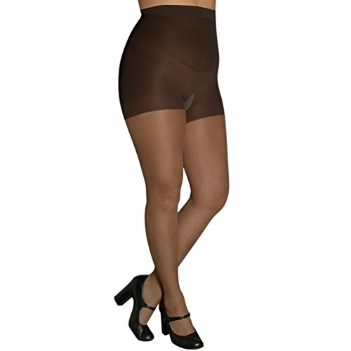 Image of Berkshire 4412 Women's Shimmers Ultra Sheer Control Top Pantyhose - Sandalfoot Toe 15 Denier Nylon & Spandex Tights