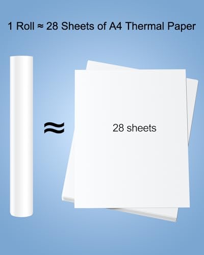 Papel térmico A4 RO2 en 400 rollos para impresoras portátiles 3