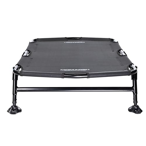 Image of Momarsh Home Cot Breeze Elevated Pet Bed | Non Slip Feet with Breathable Mesh | Portable Dog Cot | Hot Spot Reducing | All in One Large Dog Bed for Indoor and Outdoor Use
