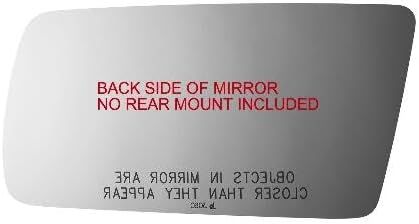 Fits 84-89 Nissan 300ZX, 200SX Right Passenger Clear Mirror Glass Lens w/Adhesive USA